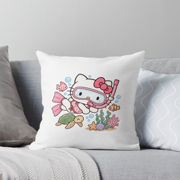Item preview, Snorkeling kitty  designed and sold by Jadedoodle.