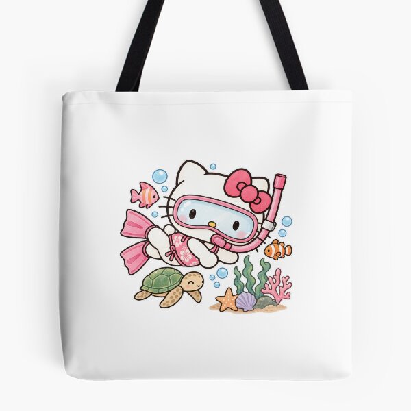 Item preview, Snorkeling kitty  designed and sold by Jadedoodle.