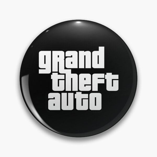 Item preview, GTA Grand Theft Auto Logo designed and sold by BubblePopRed.