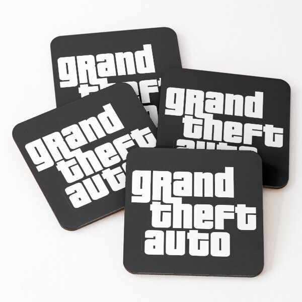 Item preview, GTA Grand Theft Auto Logo designed and sold by BubblePopRed.