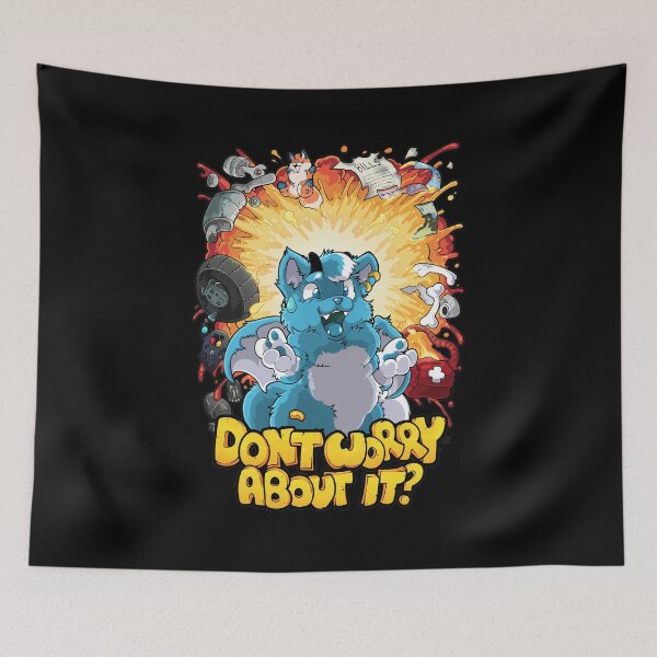 Item preview, Don't Worry About It Furry Explosion Art designed and sold by RODNESAPIAN.