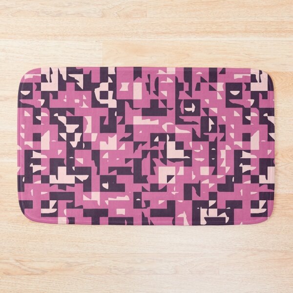 Item preview, Pink Camouflage Pixelate Mosaic Seamless Digital Patterns designed and sold by ShopieHome.