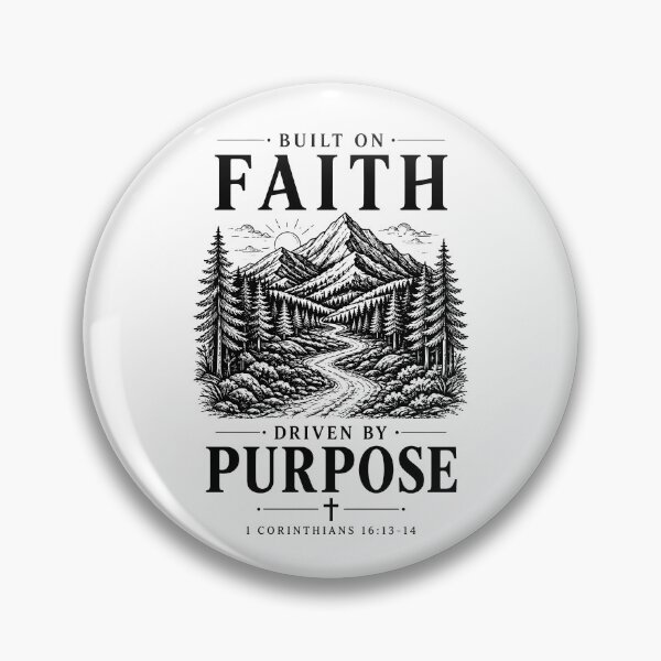 Item preview, Built On Faith Driven By Purpose designed and sold by milomatchart.