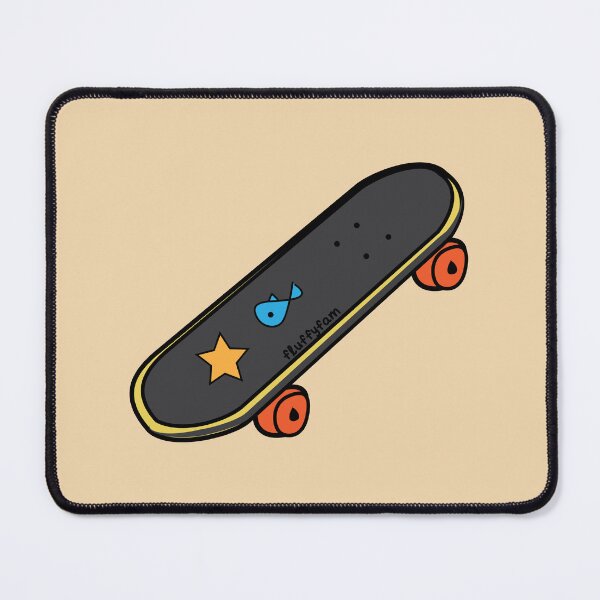 Item preview, Skateboard with stickers designed and sold by fluffyfamcraft.