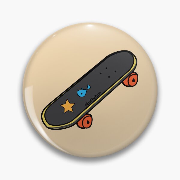 Item preview, Skateboard with stickers designed and sold by fluffyfamcraft.