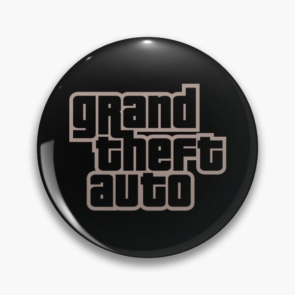 Item preview, GTA Grand Theft Auto Logo Rust designed and sold by BubblePopRed.