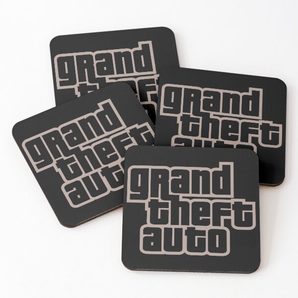 Item preview, GTA Grand Theft Auto Logo Rust designed and sold by BubblePopRed.