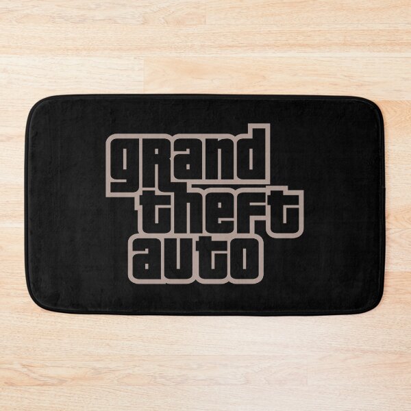 Item preview, GTA Grand Theft Auto Logo Rust designed and sold by BubblePopRed.