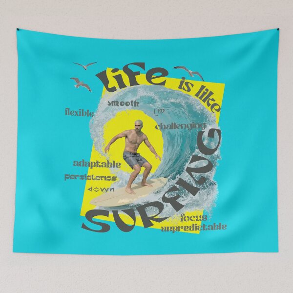 Item preview, Life Is Like Surfing designed and sold by Atelier Vivaz.