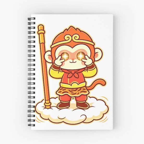 Item preview, Cute Kawaii Chibi Sun Wukong Starry Eyes designed and sold by DigArtis.