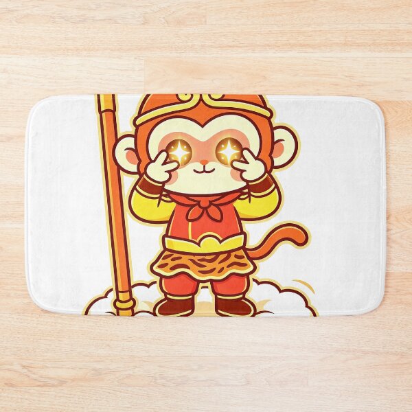 Item preview, Cute Kawaii Chibi Sun Wukong Starry Eyes designed and sold by DigArtis.