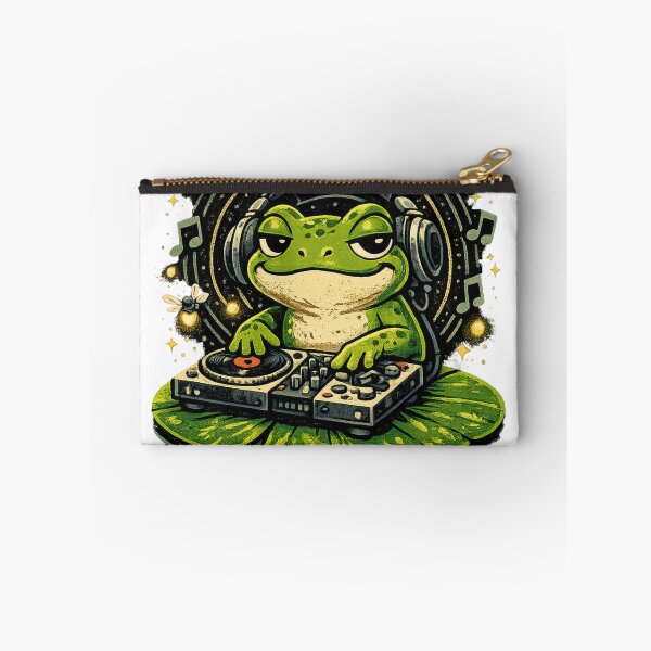 Item preview, Midnight Frog DJ – Groovy Pond Beats designed and sold by meghnad.
