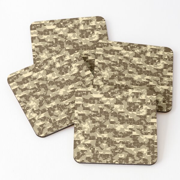 Item preview, Desert Camouflage Mosaic Tiles Seamless Digital Patterns designed and sold by ShopieHome.