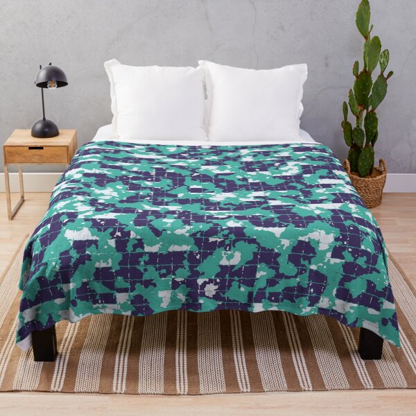 Item preview, Mint Green Camouflage Mosaic Tiles Seamless Digital Patterns designed and sold by ShopieHome.