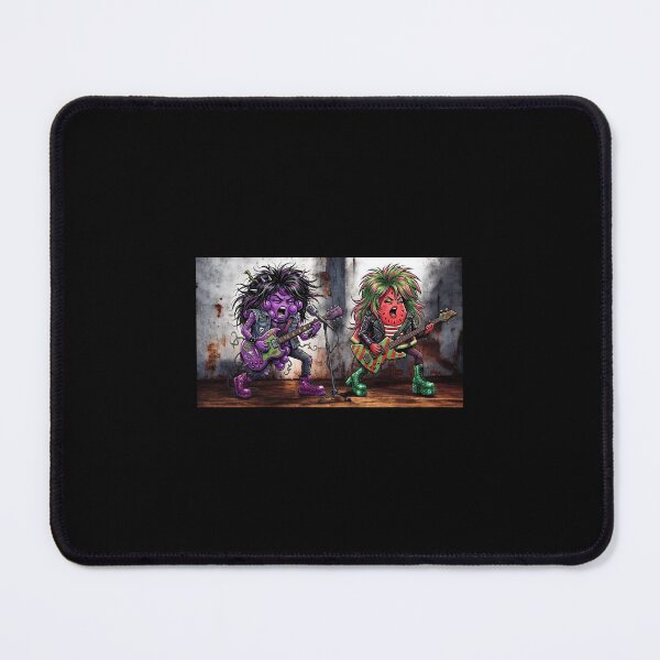 Item preview, Grape and Watermelon Fruit Punk Rock Band  designed and sold by TheModernMuslimchibi&more .