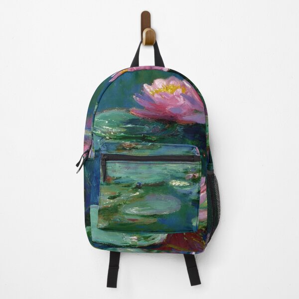 Item preview, Water Lilies by Claude Monet Fan Art Watercolor Painting Vintage Botanical Floral Flowers Nature Digital Illustration designed and sold by Matt_Smith.