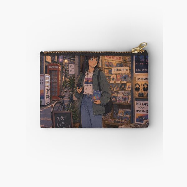 Item preview, Retro Music Shop Sunset Shimokitazawa Anime Girl designed and sold by vekotpu.