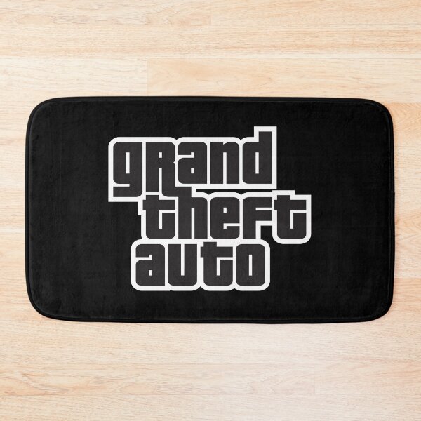 Item preview, GTA Grand Theft Auto Logo designed and sold by BubblePopRed.
