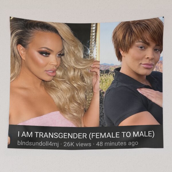 Item preview, Trisha Paytas | I AM TRANSGENDER (FEMALE TO MALE) | YouTube  designed and sold by Alyssa Kindick.