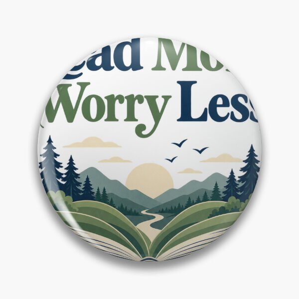 Item preview, Read More Worry Less Calm Book Lover Design designed and sold by ys96.