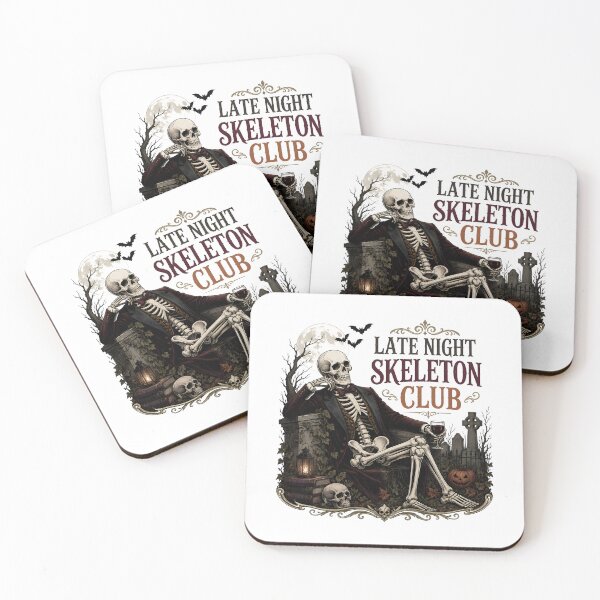 Artikelvorschau, Late Night Skeleton Club entworfen und verkauft von OliviaHayesArt.
