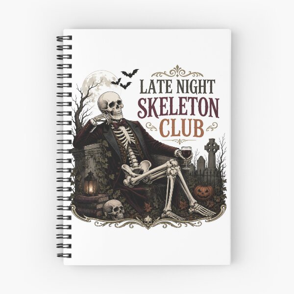 Item preview, Late Night Skeleton Club designed and sold by OliviaHayesArt.