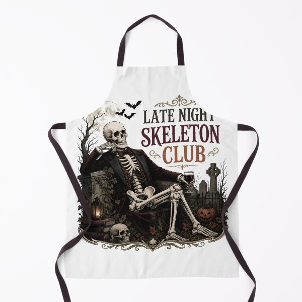 Artikelvorschau, Late Night Skeleton Club entworfen und verkauft von OliviaHayesArt.
