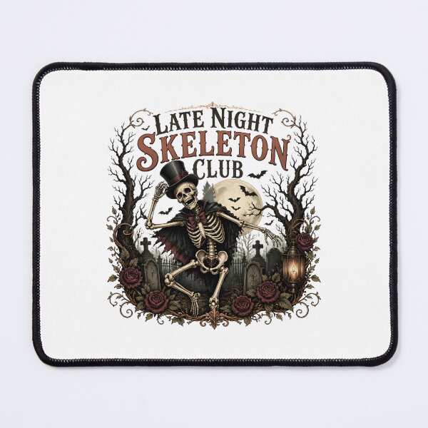Item preview, Late Night Skeleton Club designed and sold by OliviaHayesArt.