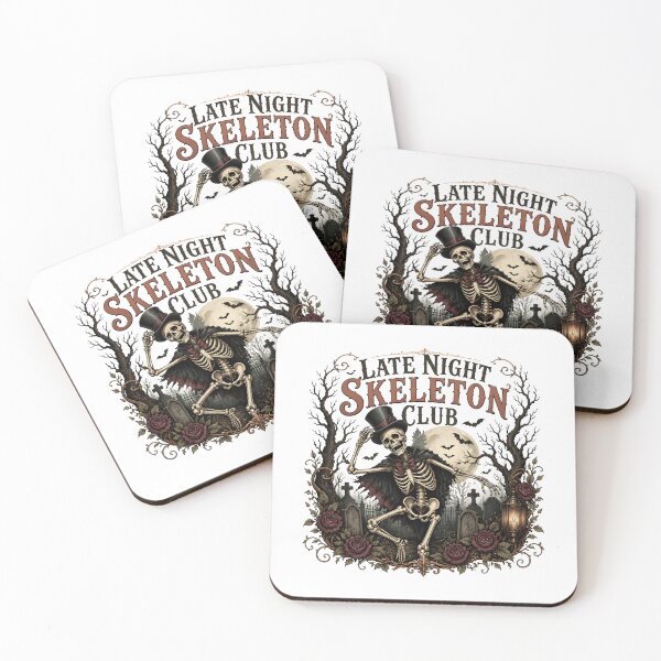 Item preview, Late Night Skeleton Club designed and sold by OliviaHayesArt.