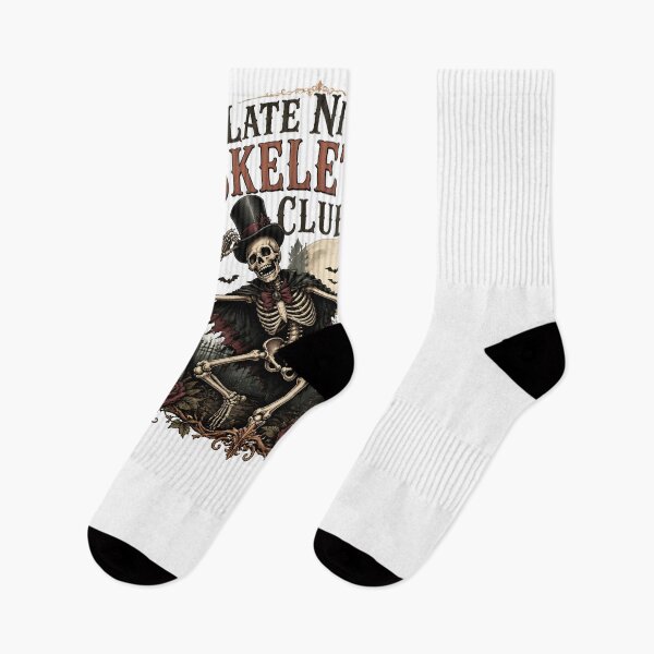 Item preview, Late Night Skeleton Club designed and sold by OliviaHayesArt.