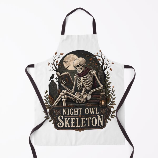 Item preview, Night Owl Skeleton designed and sold by OliviaHayesArt.