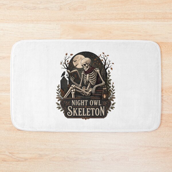 Item preview, Night Owl Skeleton designed and sold by OliviaHayesArt.