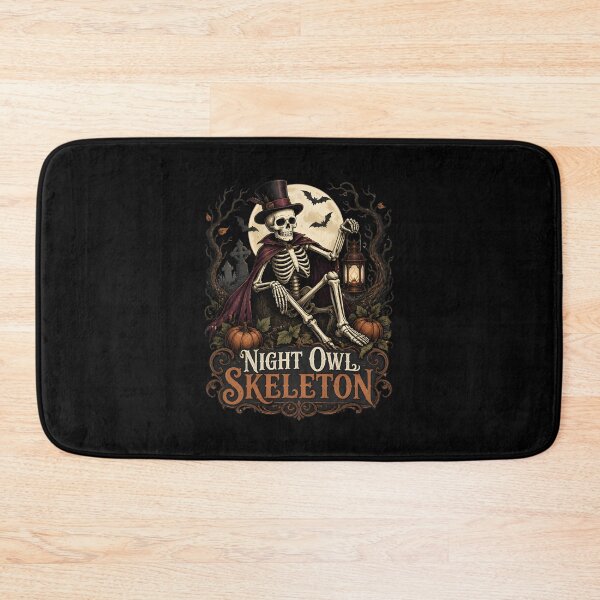 Item preview, Night Owl Skeleton designed and sold by OliviaHayesArt.