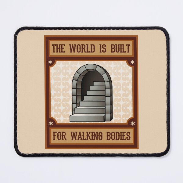 Item preview, The World Is Built For Walking Bodies - Accessibility Awareness designed and sold by Picket Club.