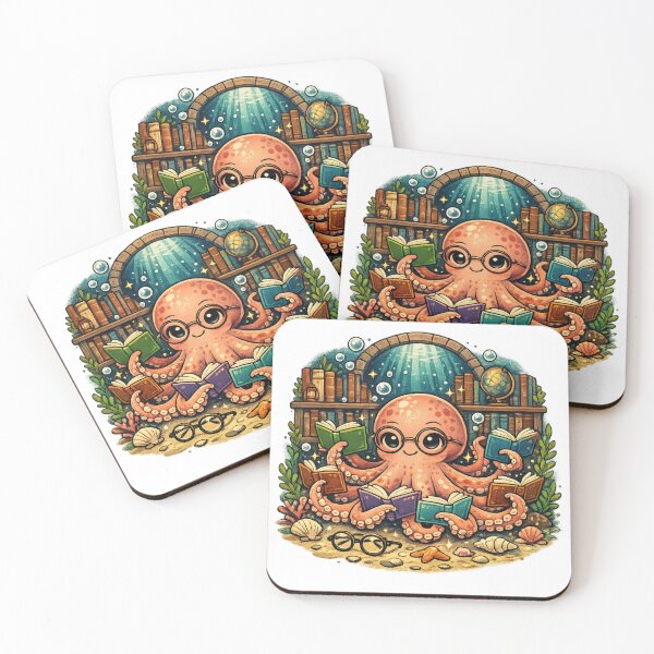 Item preview, Octopus Book Collector – Eight Arms, Endless Stories designed and sold by meghnad.