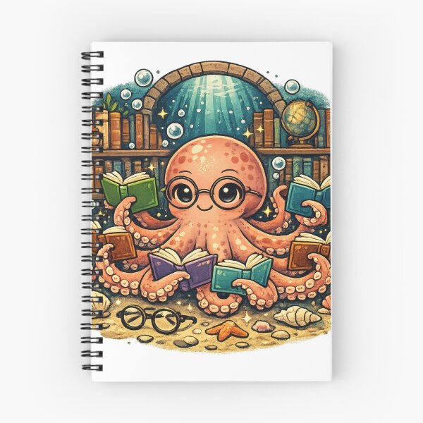 Item preview, Octopus Book Collector – Eight Arms, Endless Stories designed and sold by meghnad.