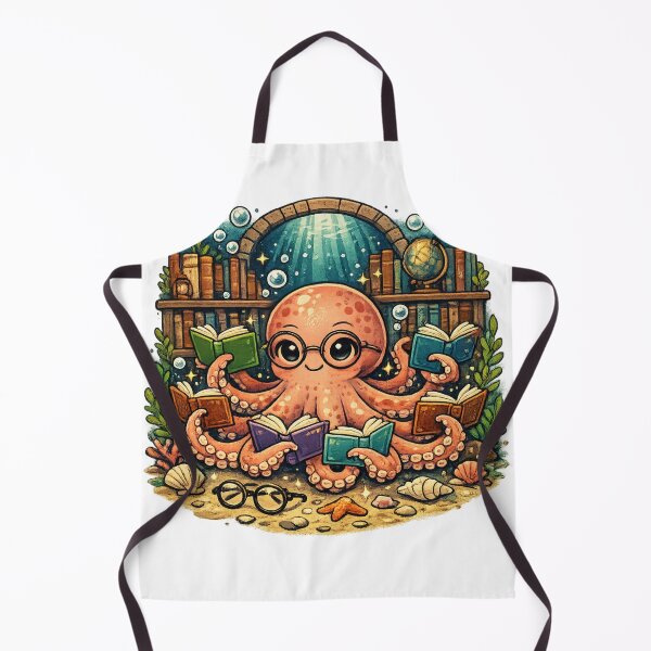 Item preview, Octopus Book Collector – Eight Arms, Endless Stories designed and sold by meghnad.