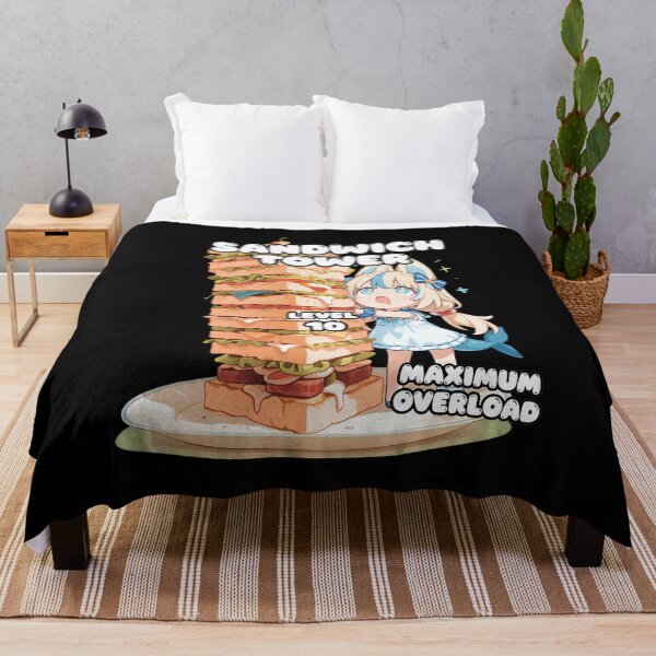 Item preview, Chibi Shark Girl Giant Sandwich Tower designed and sold by RODNESAPIAN.