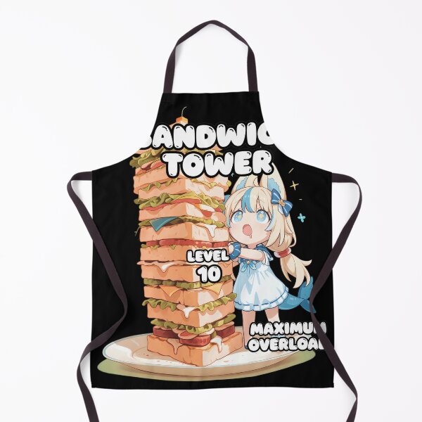 Item preview, Chibi Shark Girl Giant Sandwich Tower designed and sold by RODNESAPIAN.