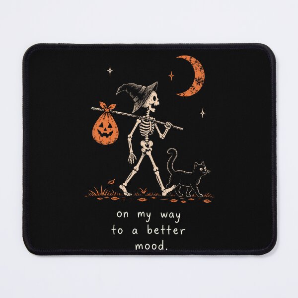 Item preview, The Pumpkin Empress On My Way To A Better Mood Skeleton designed and sold by PeggyGilligan.