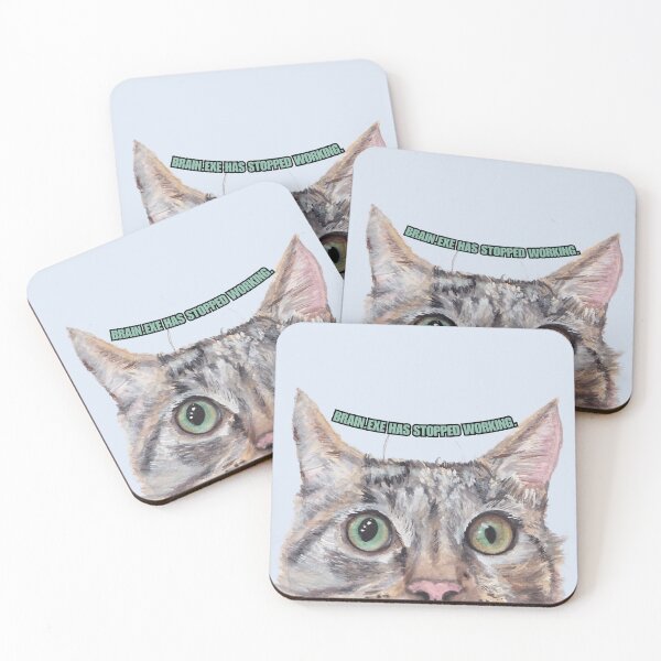Item preview, Oversized Cat Face - "Too Close?" designed and sold by viviwildpaint.
