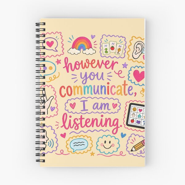 Item preview, However You Communicate I Am Listening Speech Language Therapy Graphic designed and sold by DianaVape.