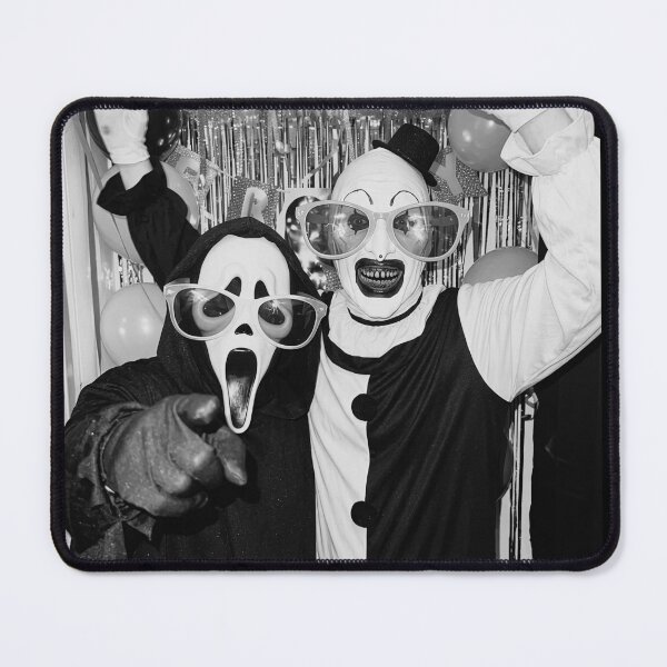 Item preview, Funny Party Halloween Art The Clown Terrifier x Ghostface designed and sold by Niykos570.