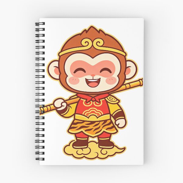 Item preview, Cute Kawaii Chibi Sun Wukong Happy Smile designed and sold by DigArtis.