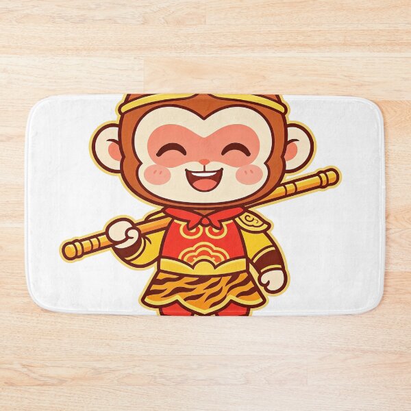 Item preview, Cute Kawaii Chibi Sun Wukong Happy Smile designed and sold by DigArtis.