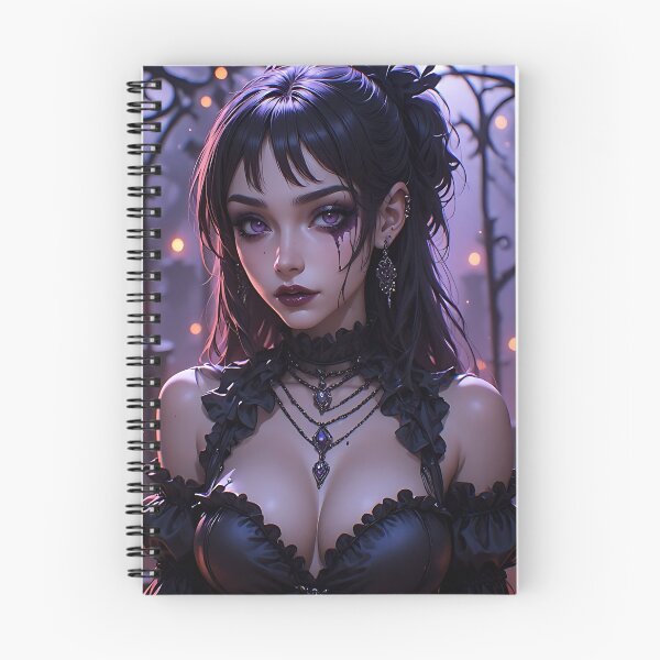 Item preview, Hot Halloween Anime Girl Goth Mommy Waifu Woman designed and sold by Your New Fixation.
