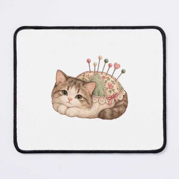 Item preview, Cat pin cushion designed and sold by Jadedoodle.
