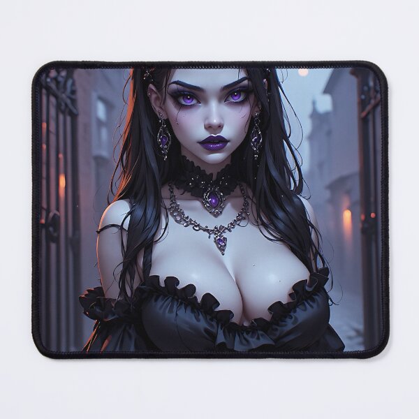 Item preview, Hot Halloween Anime Girl Goth Mommy Waifu Woman designed and sold by Your New Fixation.