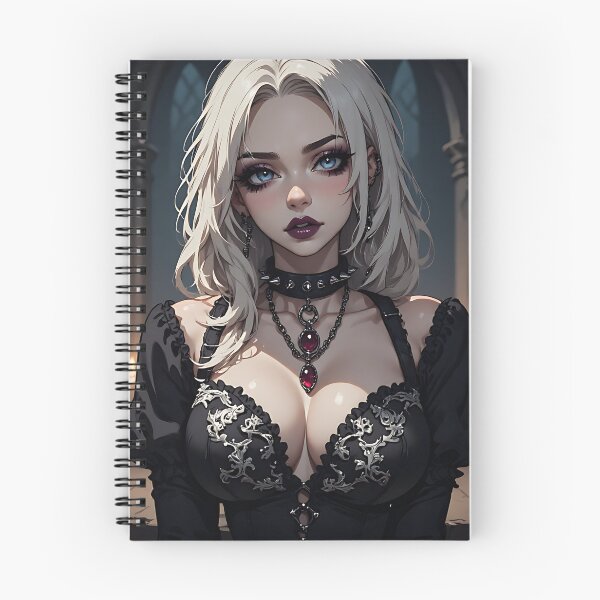 Item preview, Hot Halloween Anime Girl Goth Mommy Waifu Woman designed and sold by Your New Fixation.