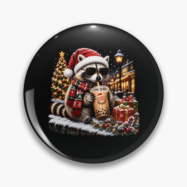Item preview, Christmas Raccoon designed and sold by hesotendes.